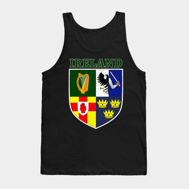 Irish Coat of Arms Tank Top by SunburstGeo